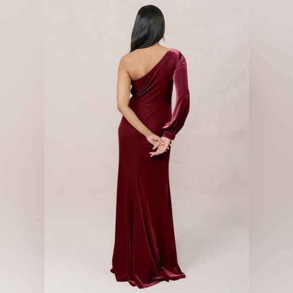 NWT Revelry Aurora Velvet Dress, Romantic Rose, Size 12 - Picture 4 of 16